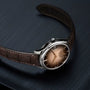 Endeavour Perpetual Calendar Smoked Salmon | 42mm, 18K White Gold, Men's Watch