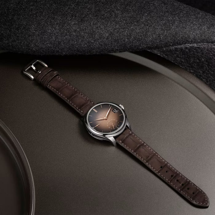 Endeavour Perpetual Calendar Smoked Salmon | 42mm, 18K White Gold, Men's Watch