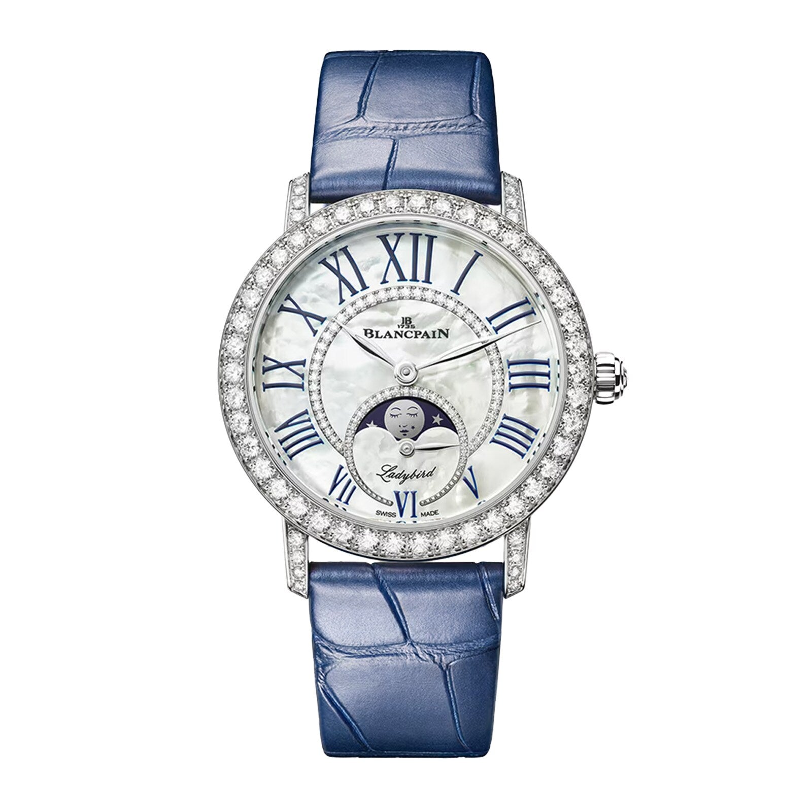 Ladybird Colors Phases De Lune | 35mm, Leather Strap, Women's Watch