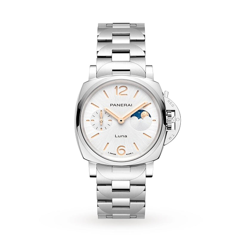 Panerai Luminor Due PAM01301 front on white background