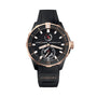 Ulysse Nardin Diver 1185-170-3/BLACK front on white background