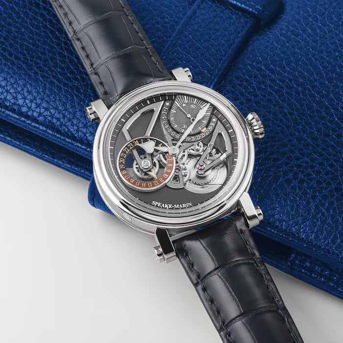 One& Two Openworked Dual Time Limited Edition | In-House Movement, Titanium, Men's Watch
