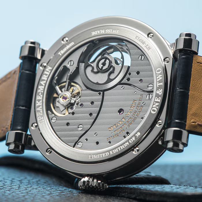 One& Two Openworked Dual Time Limited Edition | In-House Movement, Titanium, Men's Watch