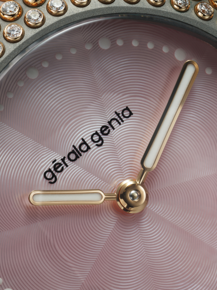 Gentissima Oursin 36 Pink Mother of Pearl | 36mm, Titanium and Rose Gold, Women's Watch