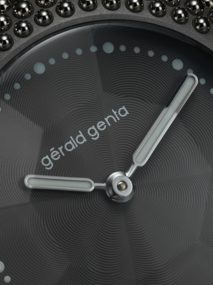 Gentissima Oursin 36 Anthracite | 36mm, Grade 5 titanium and white gold, Women's Watch