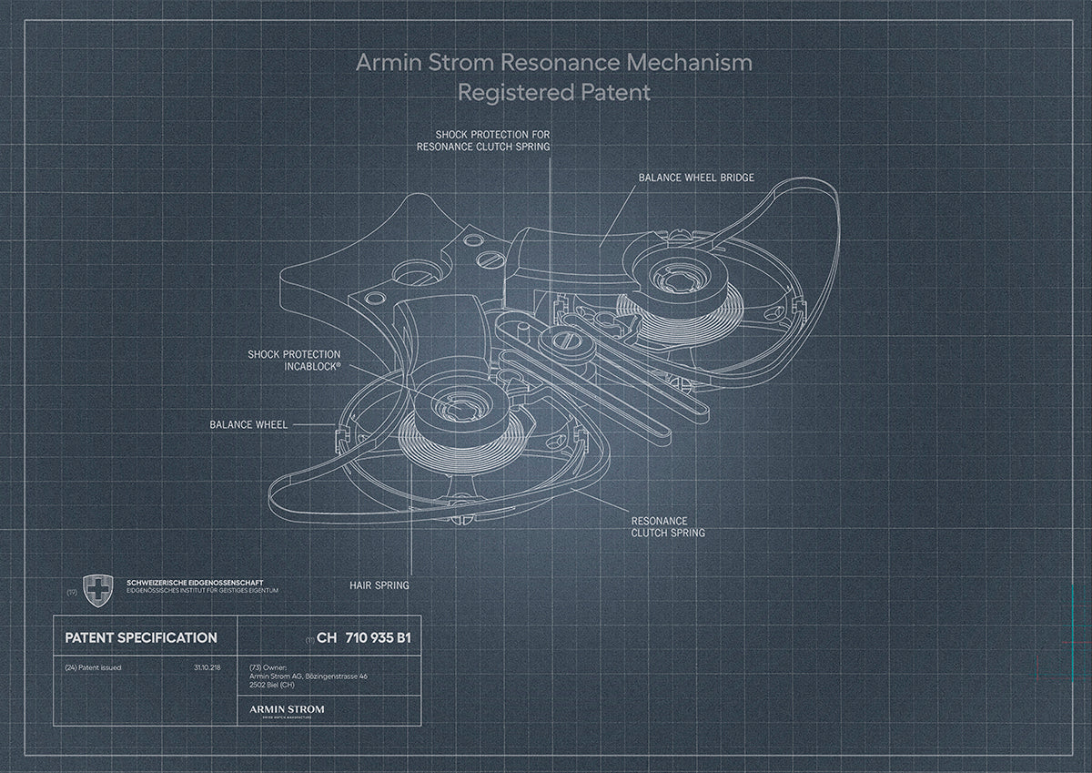 Mirrored Force Resonance First Edition Patent Blueprint