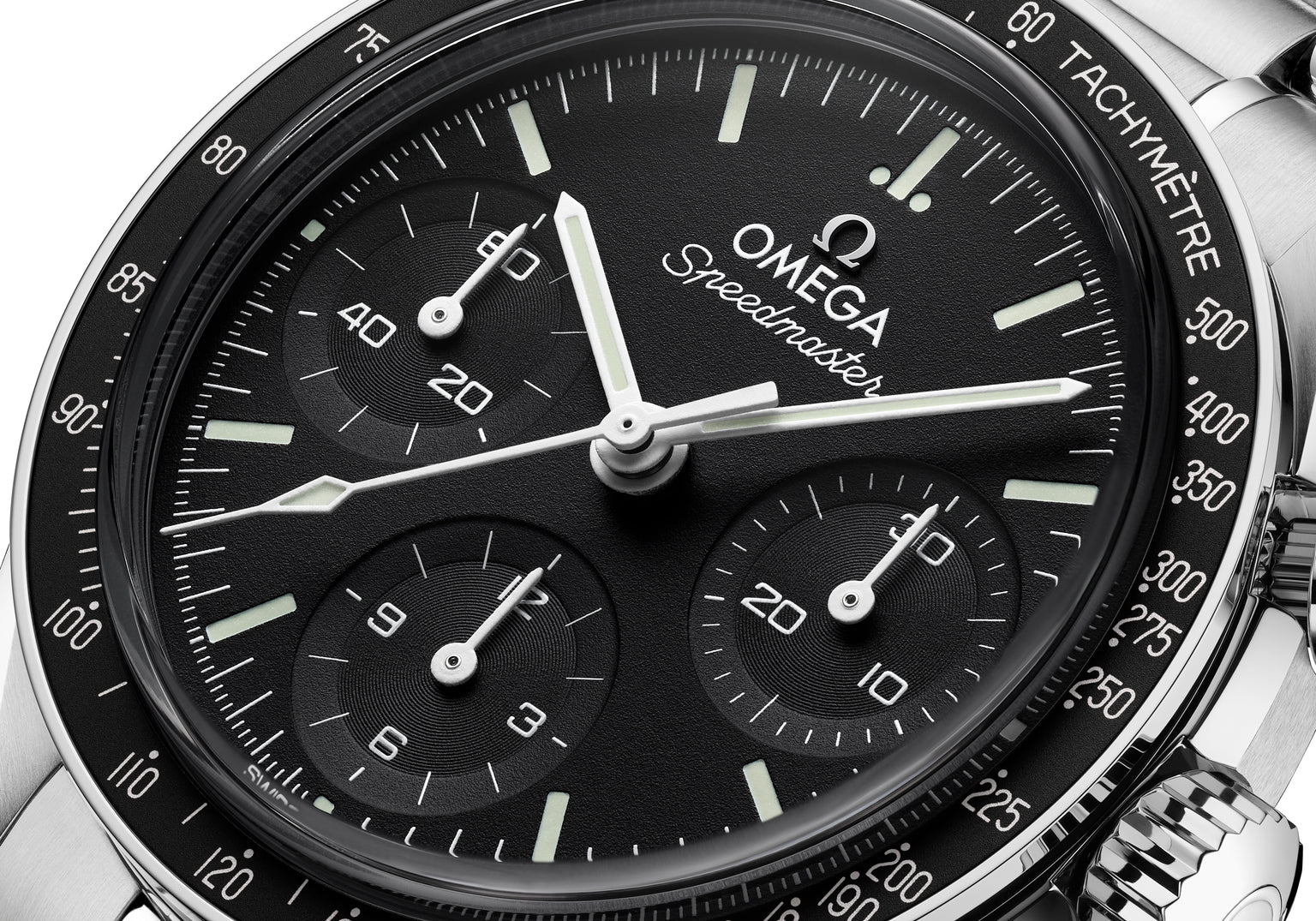 Speedmaster 38 Black | 38mm, Stainless Steel, Men's Watch