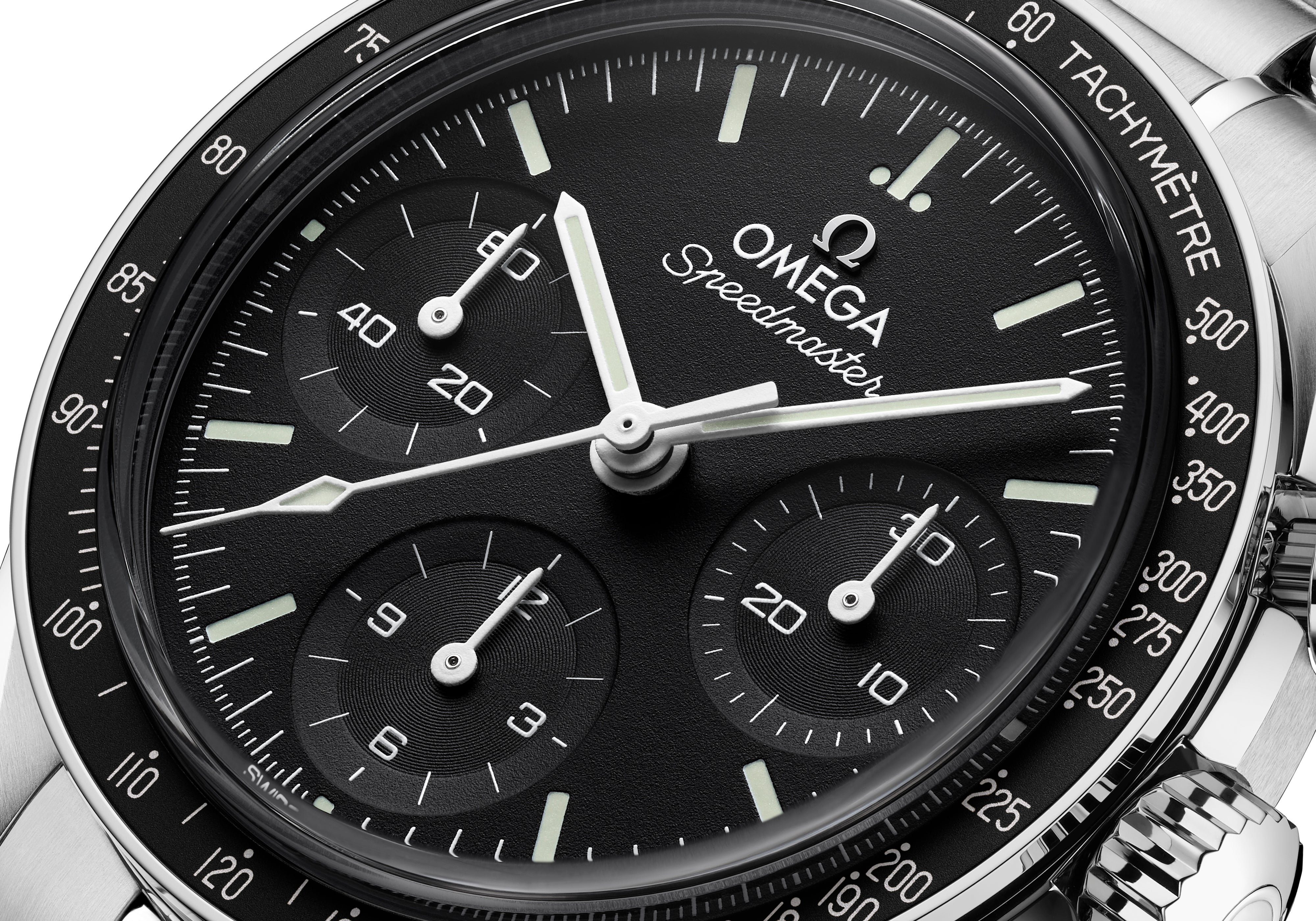 Speedmaster 38 Black | 38mm, Stainless Steel, Men's Watch