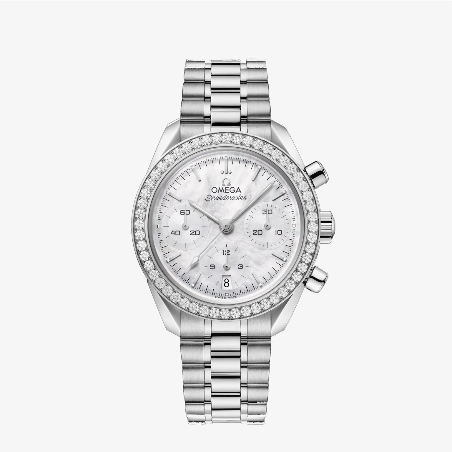 Speedmaster 38 Mother of Pearl | 38mm, Stainless Steel, Women's Watch