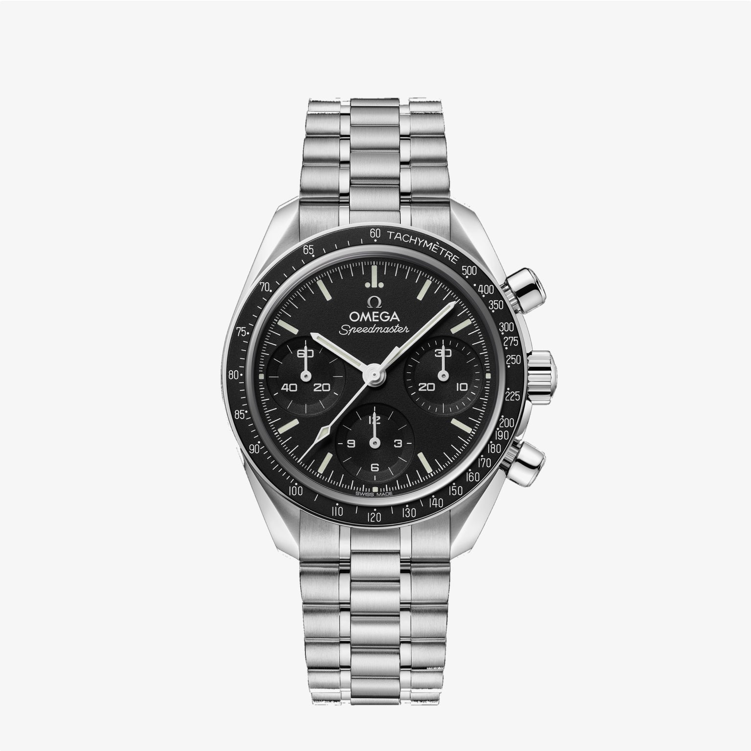 Speedmaster 38 Black | 38mm, Stainless Steel, Men's Watch