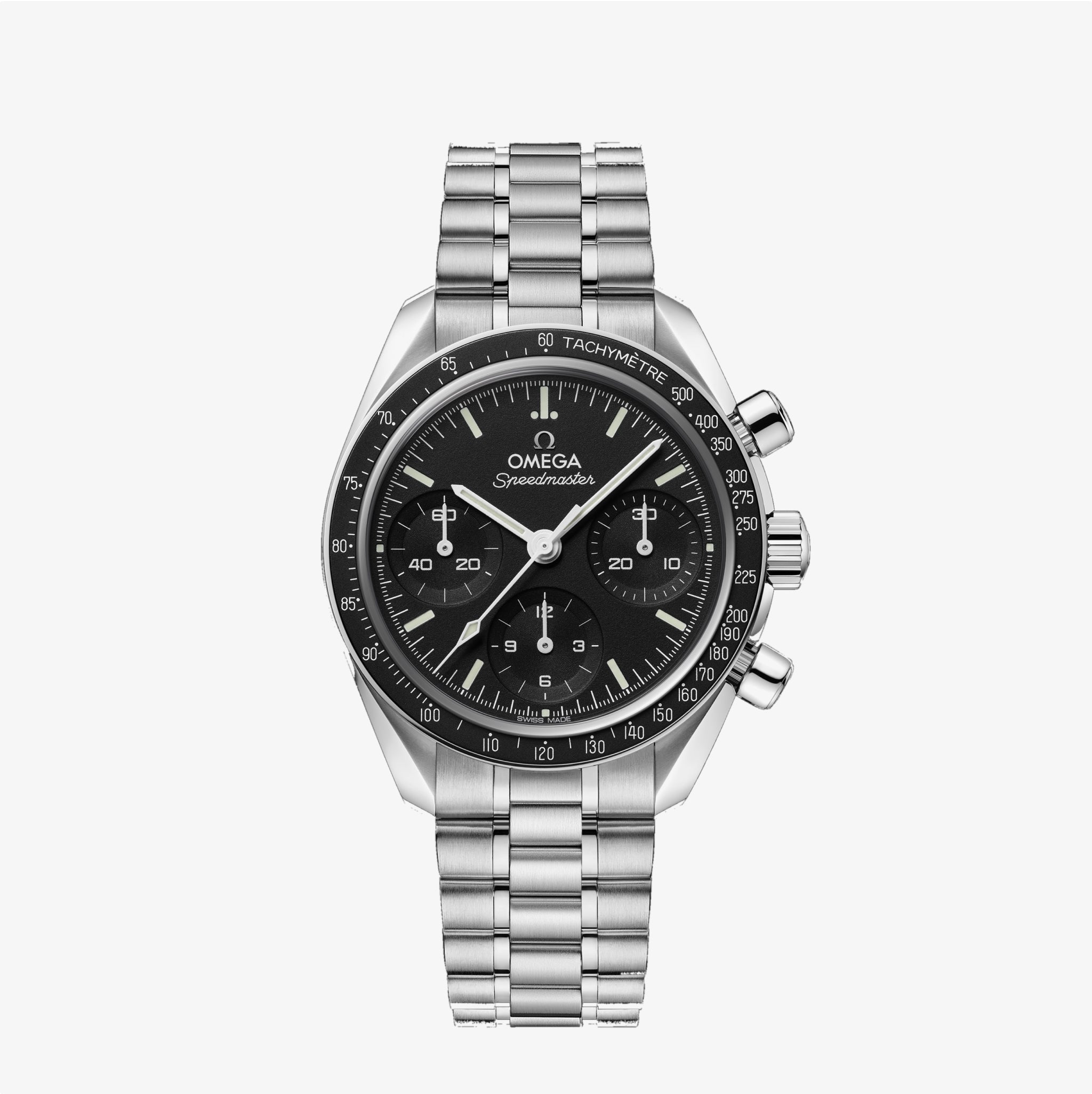 Speedmaster 38 Black | 38mm, Stainless Steel, Men's Watch