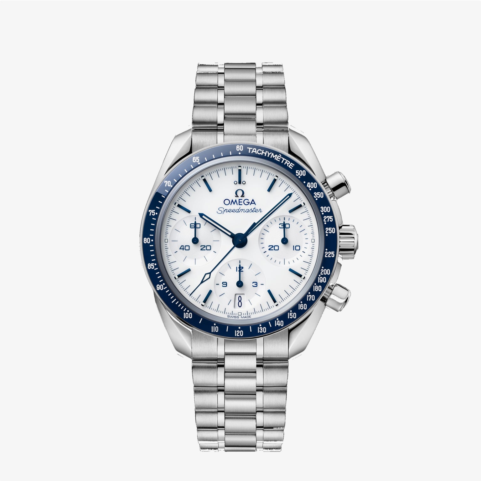 Speedmaster 38 White | 38mm, Stainless Steel, Men's Watch