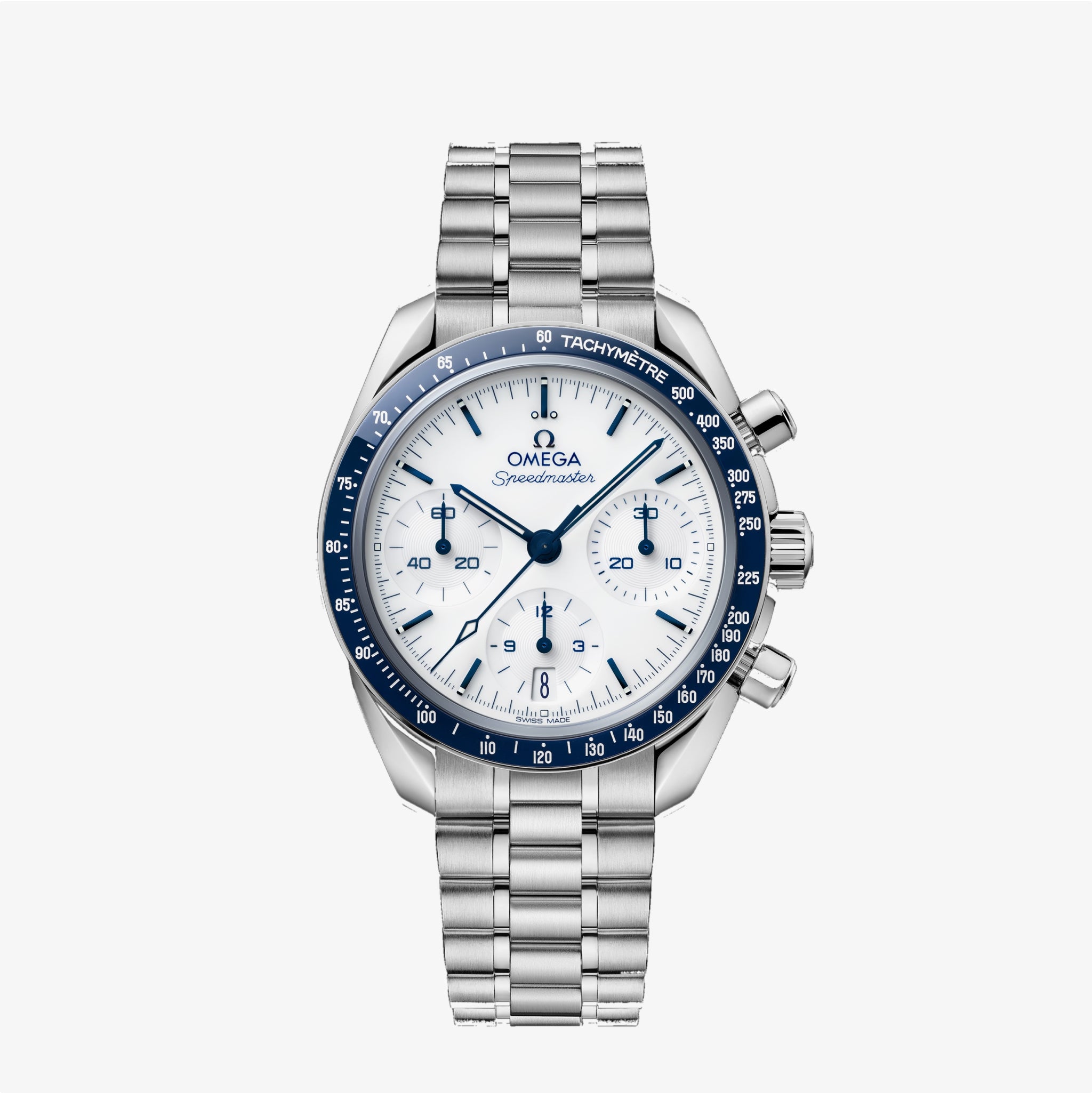 Speedmaster 38 White | 38mm, Stainless Steel, Men's Watch