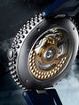 Gentissima Oursin 41 Blue Meteorite | 41mm, Titanium