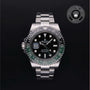 Rolex Certified Pre-owned GMT M126720VTNR-0002 front on black background