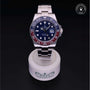 Rolex Certified Pre-owned GMT M126719BLRO-0003 front on black background