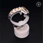 Rolex Certified Pre-owned Lady Datejust M278273-0025 front on black background