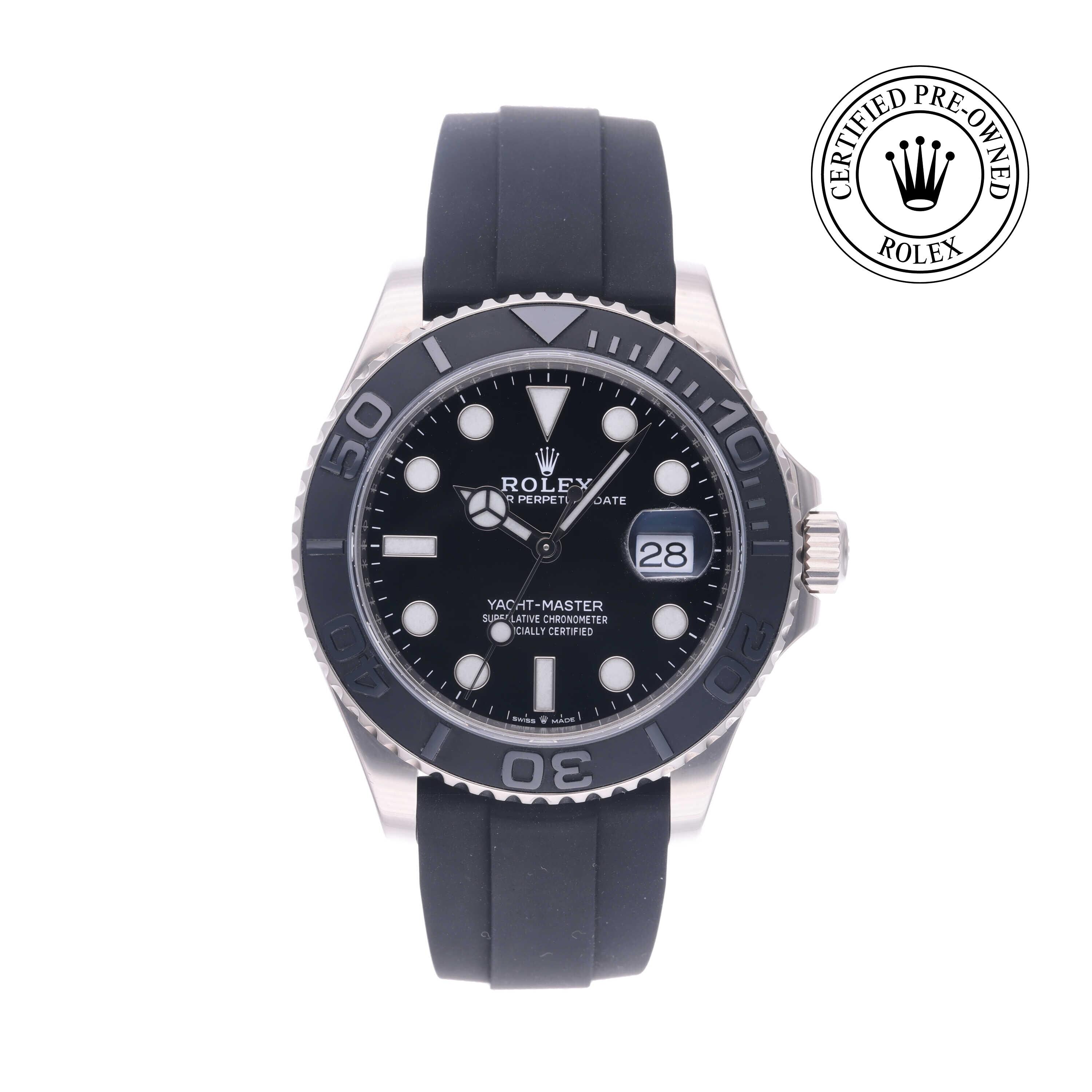 Rolex Certified Pre-owned Yacht-Master M226659-0003 front on white background