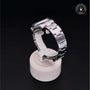 Rolex Certified Pre-owned Oyster Perpetual M177200-0017 front on black background