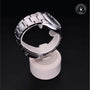 Rolex Certified Pre-owned Datejust M126200-0006 front on black background