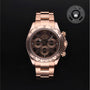 Rolex Certified Pre-owned Daytona M116505-0004 front on black background