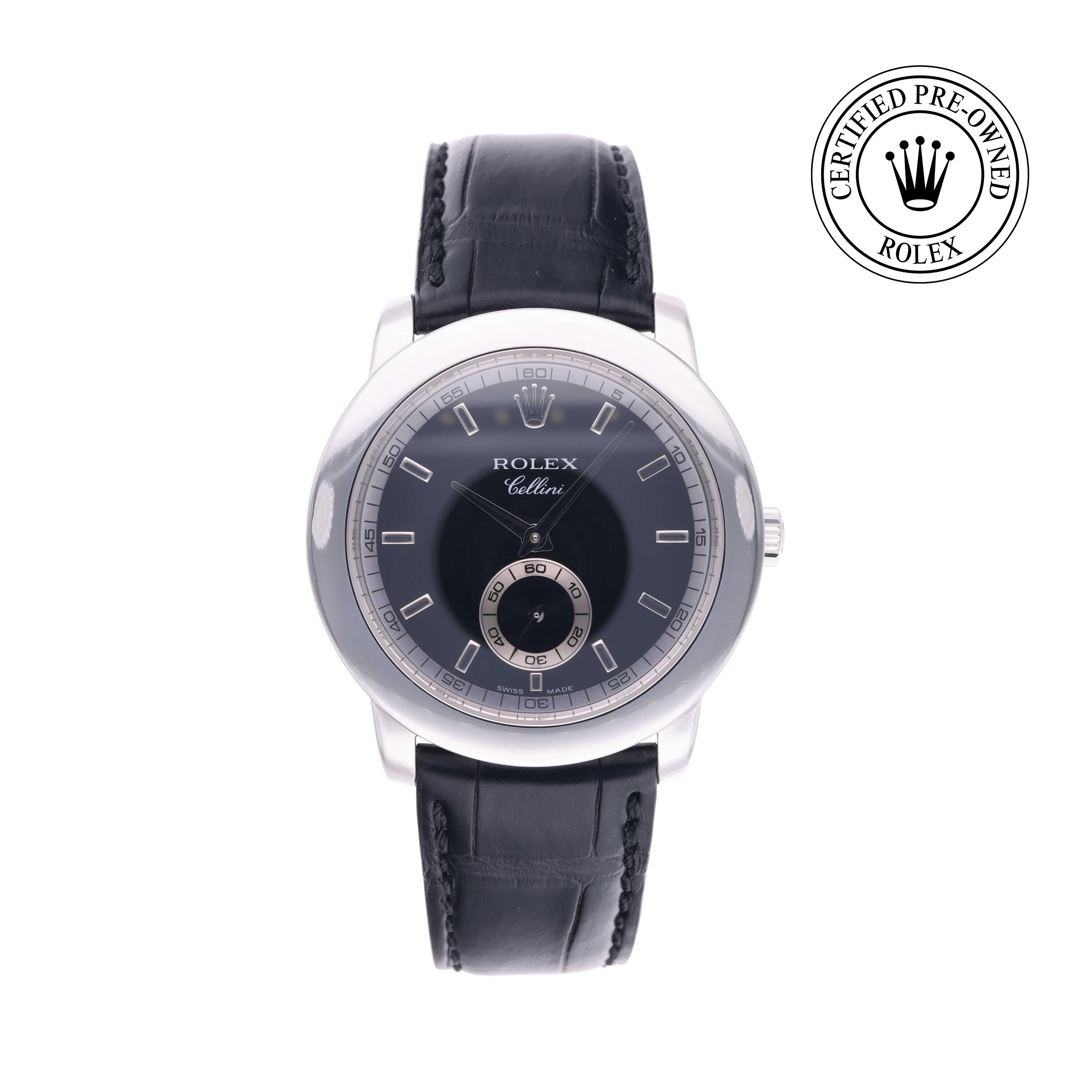 Rolex Certified Pre-owned Cellini M5241/6-0007 front on white background