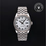 Rolex Certified Pre-owned Datejust M126234-0025 front on black background