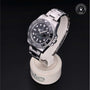 Rolex Certified Pre-owned GMT M116710LN-0001 front on black background