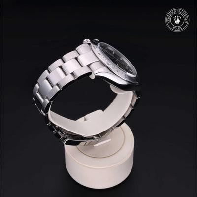 Rolex Certified Pre-owned Daytona M116520-0011 front on black background