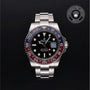 Rolex Certified Pre-owned GMT M126710BLRO-0002 front on black background