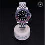 Rolex Certified Pre-owned GMT M126710BLRO-0001 front on black background