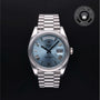 Rolex Certified Pre-owned Day-date M228206-0044 front on black background