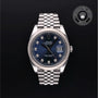 Rolex Certified Pre-owned Datejust M126334-0016 front on black background