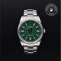 Rolex Certified Pre-owned Oyster Perpetual M124300-0005 front on black background