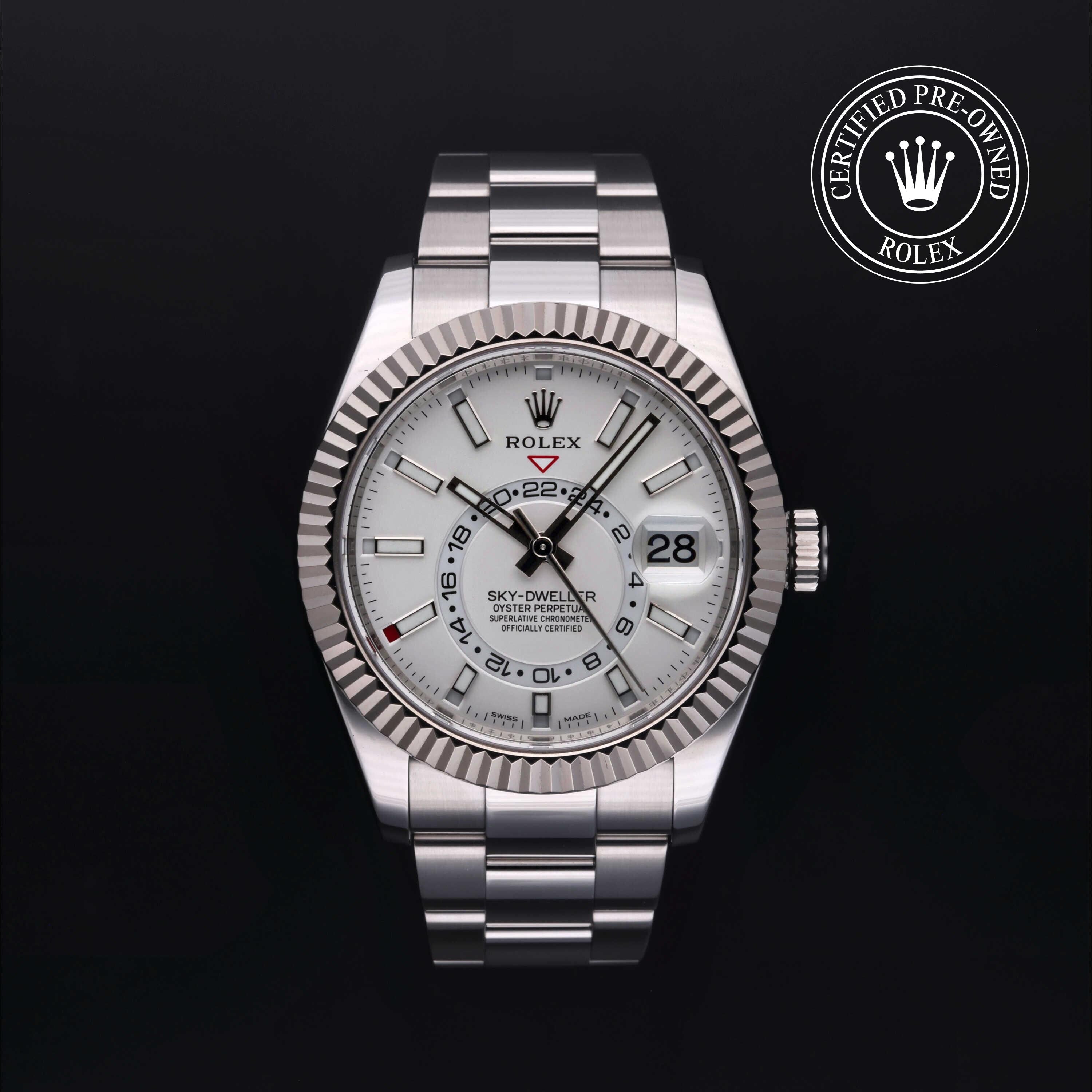 Rolex Certified Pre-owned Sea-Dweller M326934-0001 front on black background