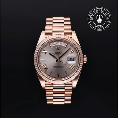 Rolex CPO Day-date M228235 front on white background