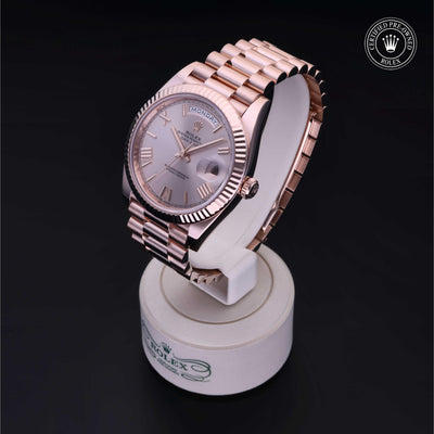 Rolex CPO Day-date M228235 front on white background