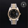 Rolex Certified Pre-owned Datejust M126333-0006 front on black background