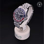 Rolex Certified Pre-owned GMT M126710BLRO-0001 front on black background