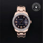 Rolex Certified Pre-owned Pearlmaster M86285-0004 front on black background