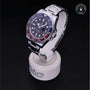 Rolex Certified Pre-owned GMT M126710BLRO-0002 front on black background