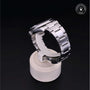 Rolex Certified Pre-owned Datejust M126300-0012 front on black background