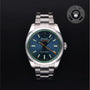 Rolex Certified Pre-owned Milgauss M116400GV-0002 front on black background