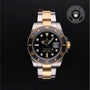 Rolex Certified Pre-owned Submariner M116613LN-0003 front on black background