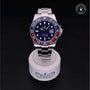 Rolex Certified Pre-owned GMT M126719BLRO-0003 front on black background
