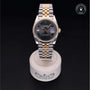 Rolex Certified Pre-owned Datejust M126233-0035 front on black background