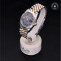 Rolex Certified Pre-owned Datejust M126233-0035 front on black background