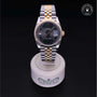 Rolex Certified Pre-owned Datejust M126233-0035 front on black background