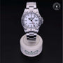 Rolex Certified Pre-owned Explorer M16570-0006 front on black background