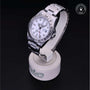 Rolex Certified Pre-owned Explorer M16570-0006 front on black background